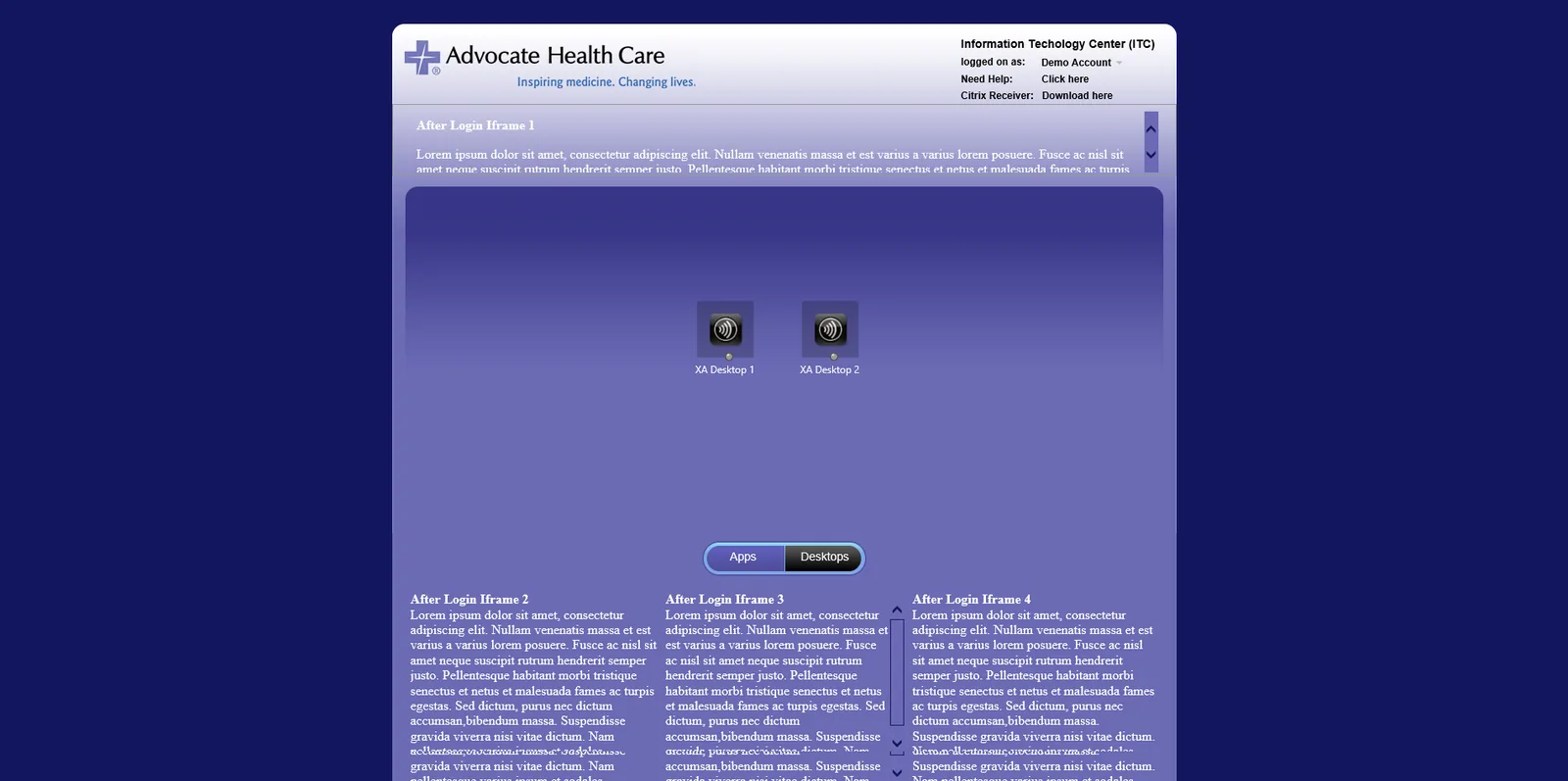 Advocate Healthcare: StoreFront: Citrix StoreFront screenshot 3