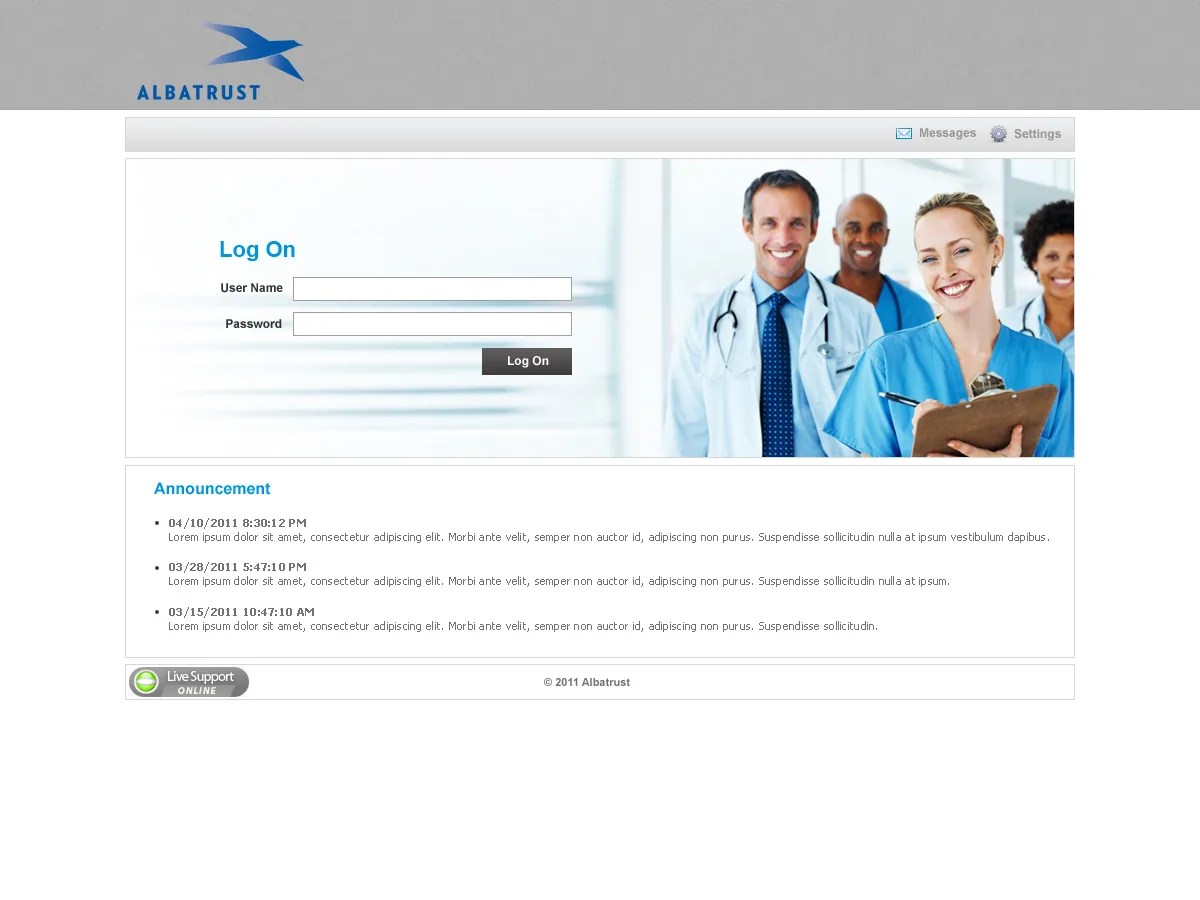 Albatrust: Web Interface: Citrix Web Interface screenshot 3