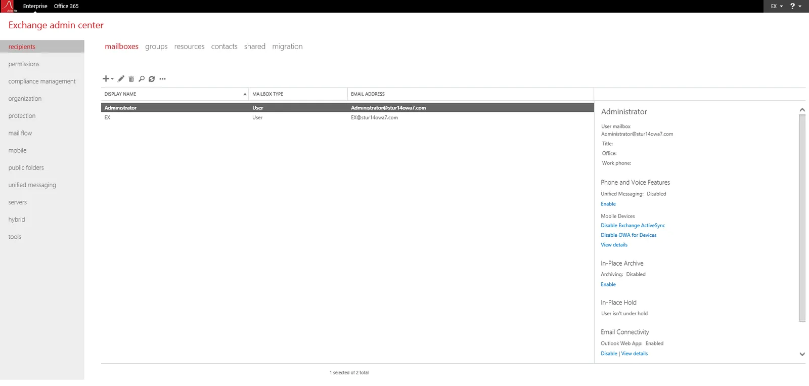 Ariel Re: OWA: Microsoft OWA screenshot 3