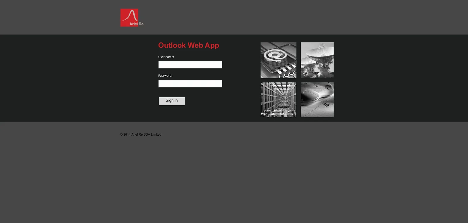 Ariel Re: OWA: Microsoft OWA screenshot 2