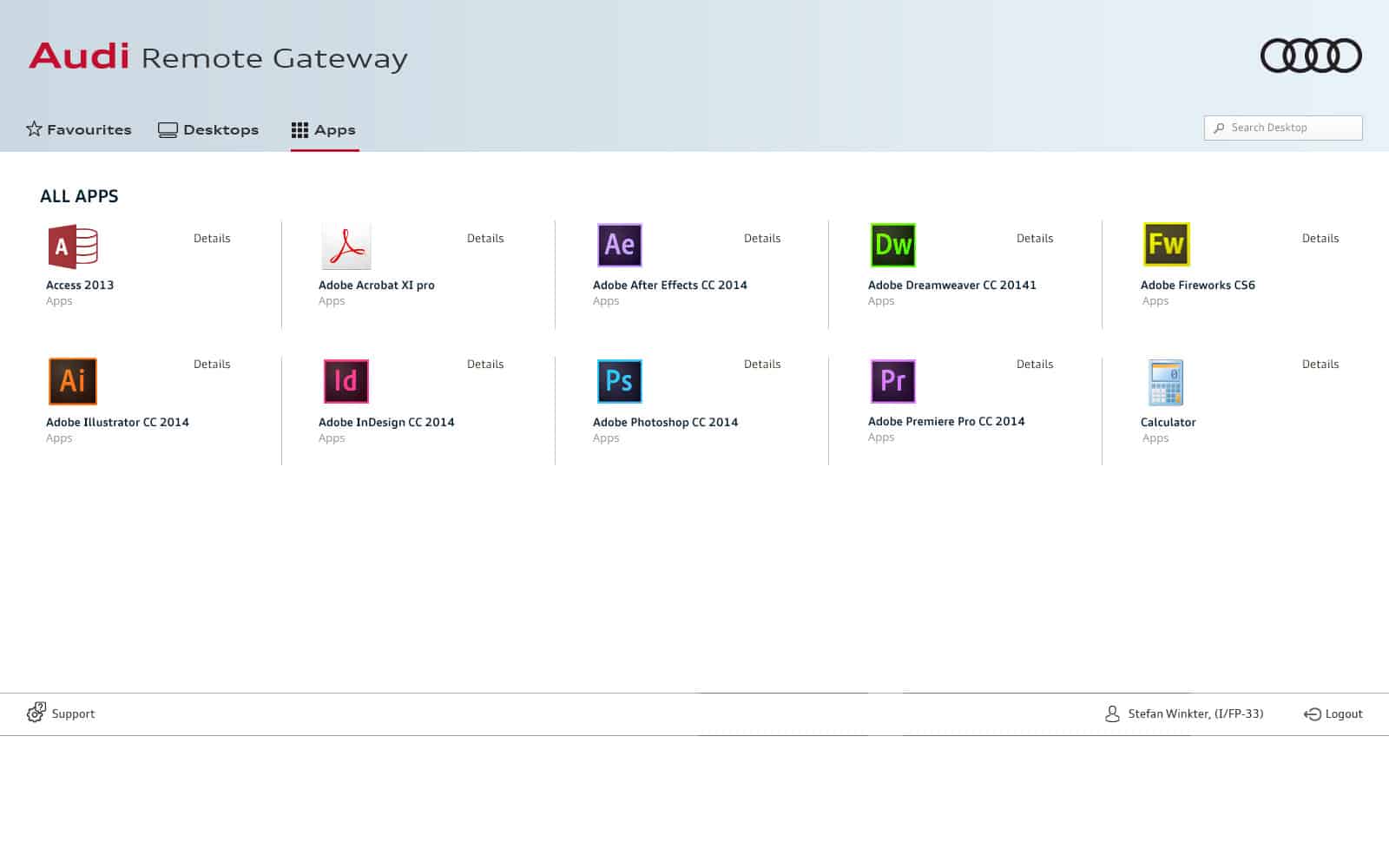 Audi: Citrix StoreFront screenshot 3