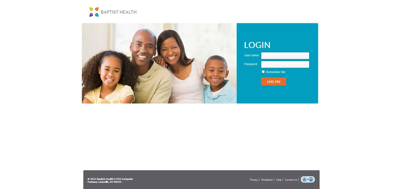 Baptist Health: NetScaler: Citrix NetScaler login page