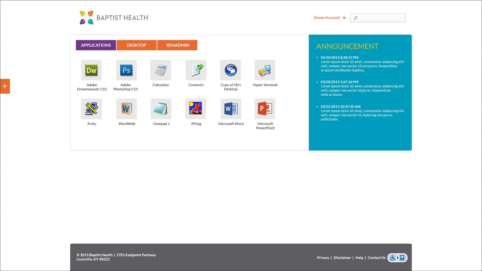 Baptist Health: Citrix StoreFront screenshot 2