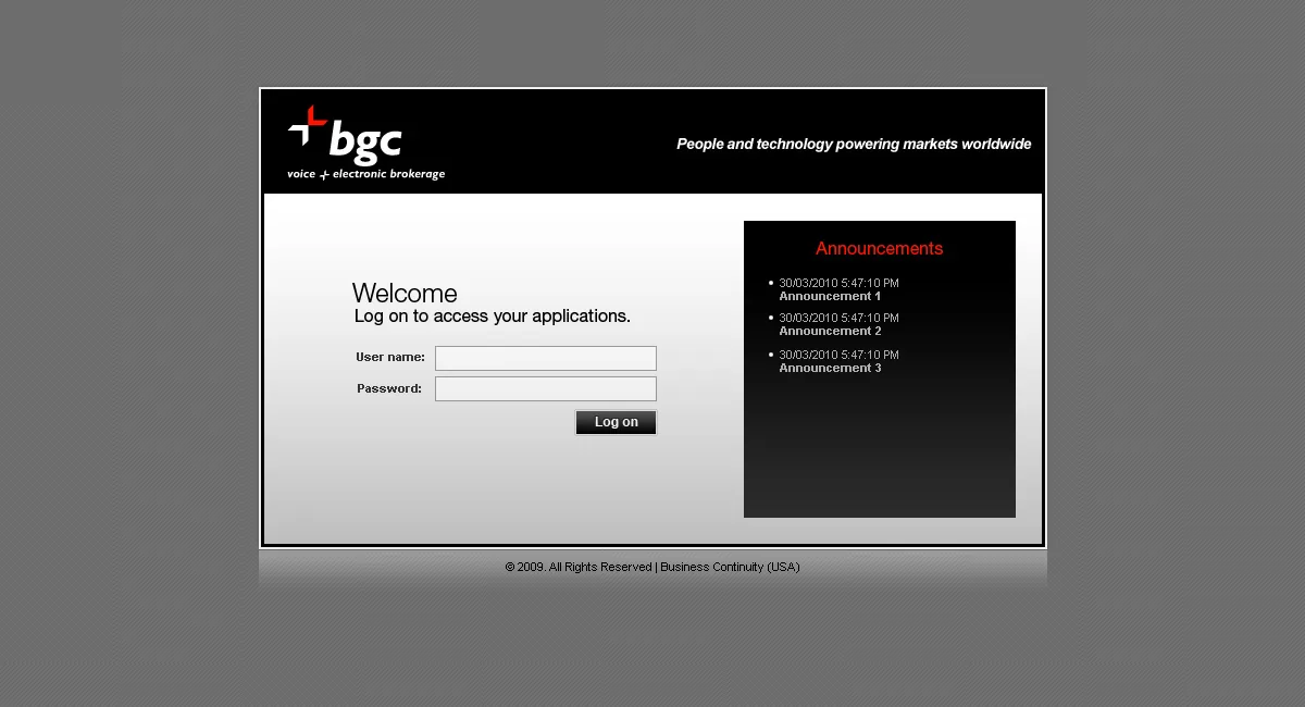 BGC: Web Interface: Citrix Web Interface screenshot 3