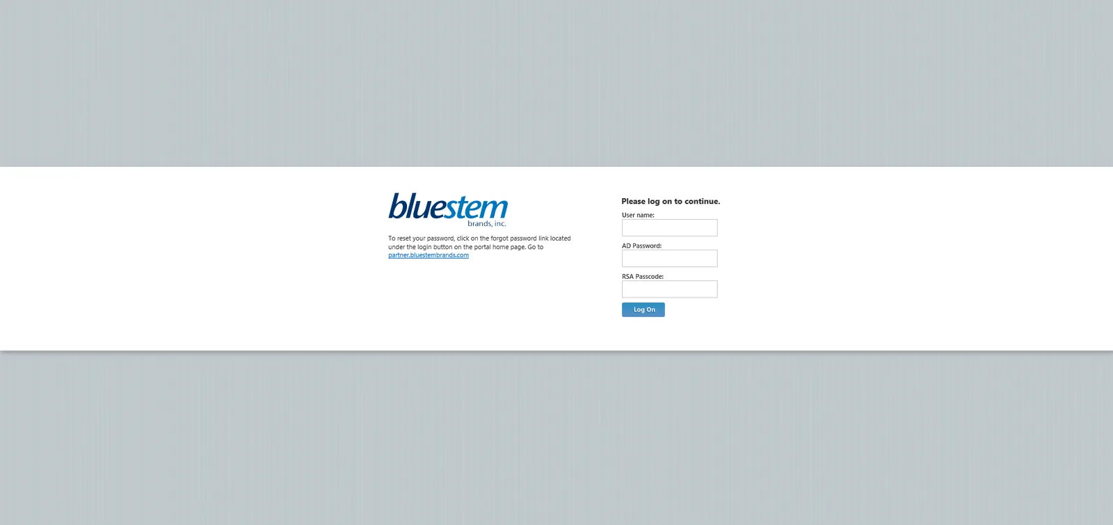 Bluestem: NetScaler: Citrix NetScaler login page