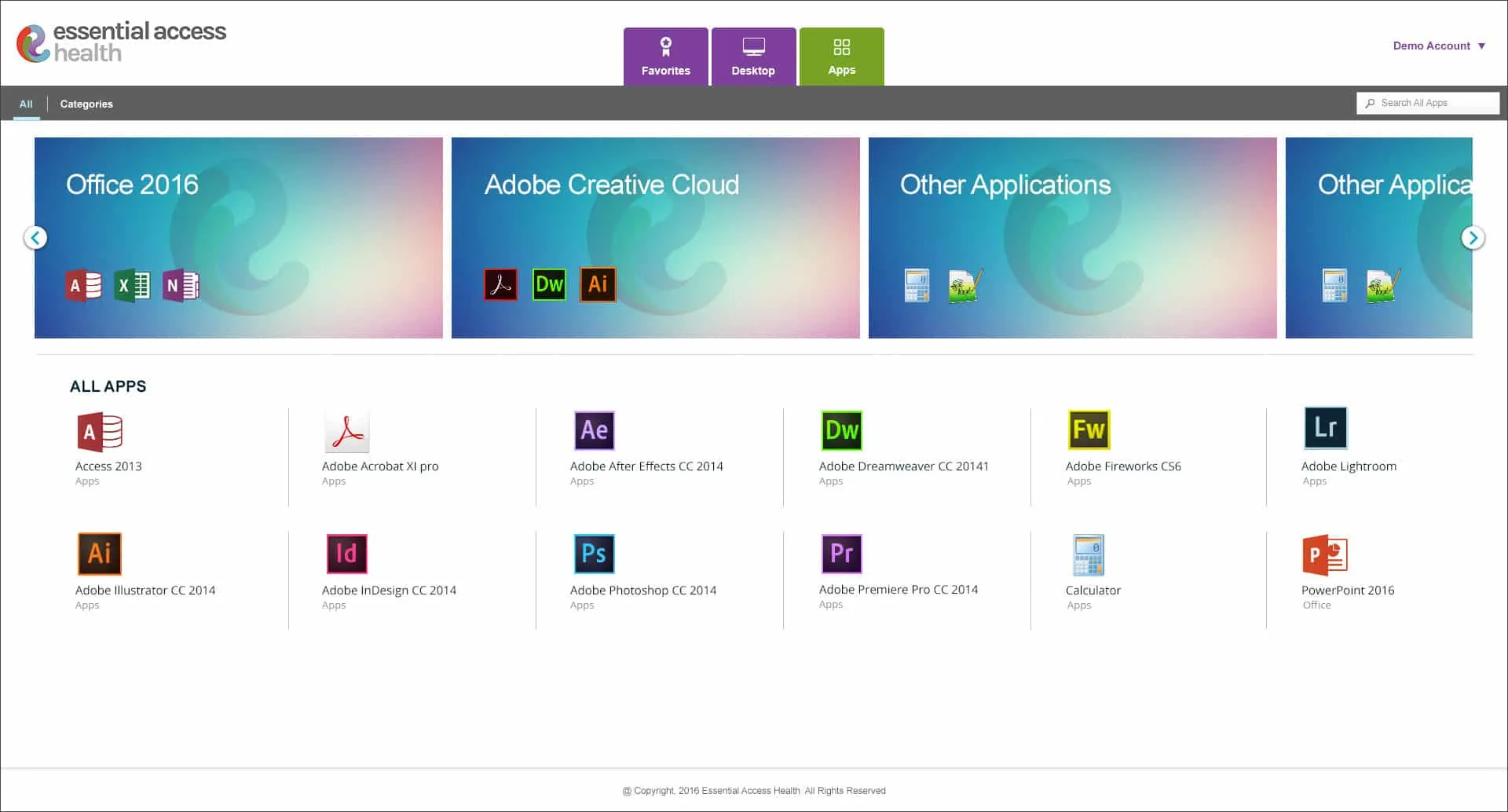 California Family Health Council: StoreFront: Citrix StoreFront screenshot 2