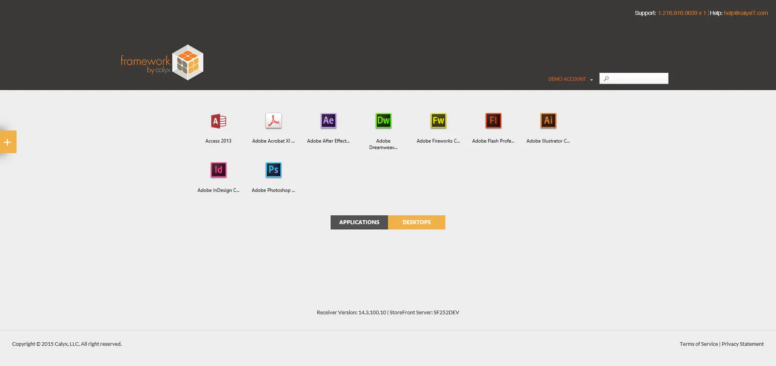 Calyx: StoreFront: Citrix StoreFront screenshot 2