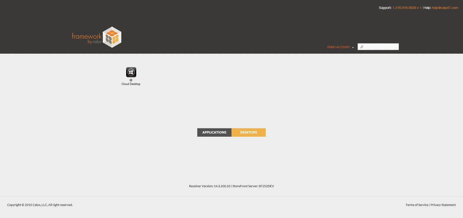Calyx: StoreFront: Citrix StoreFront screenshot 3