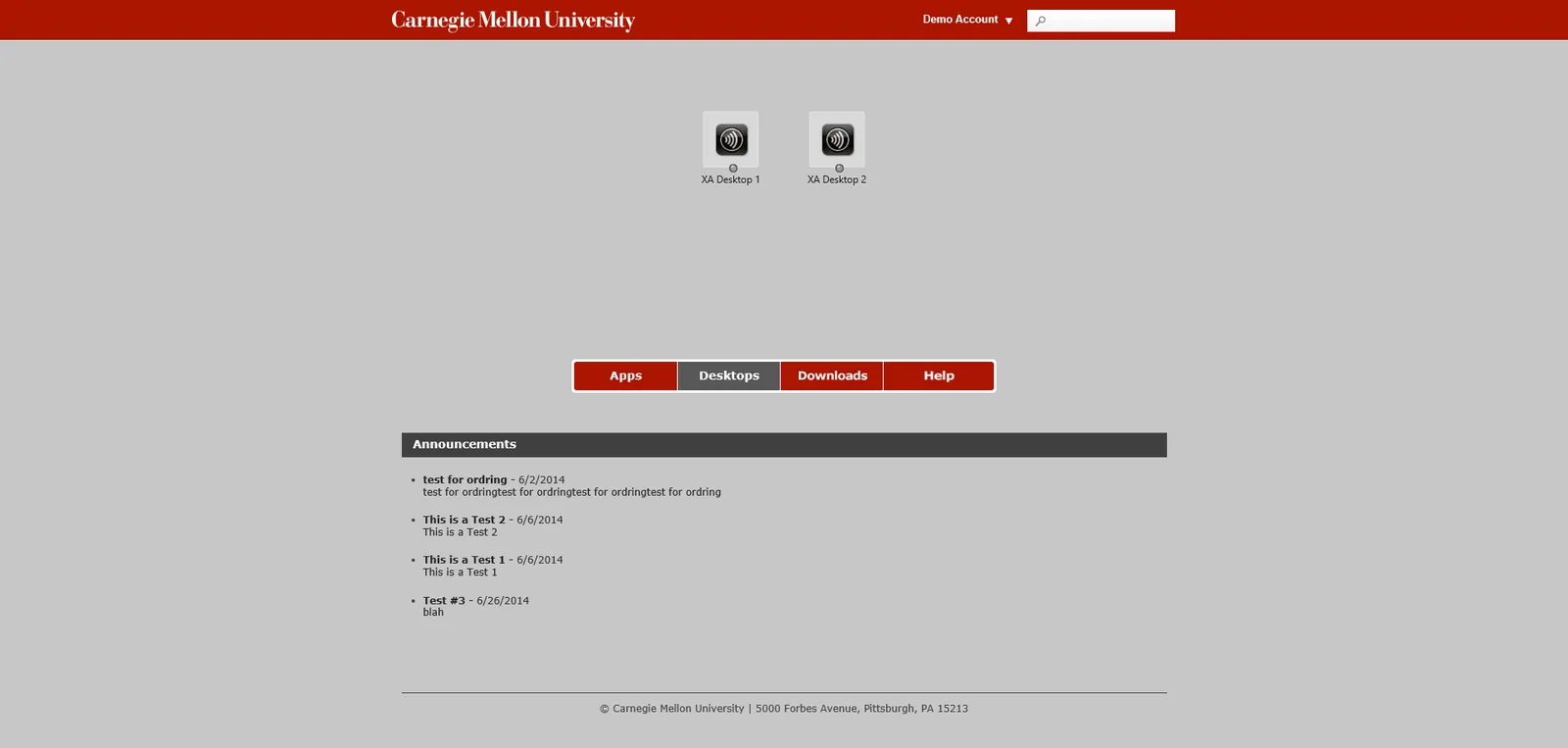 Carnegie Mellon: StoreFront: Citrix StoreFront screenshot 3
