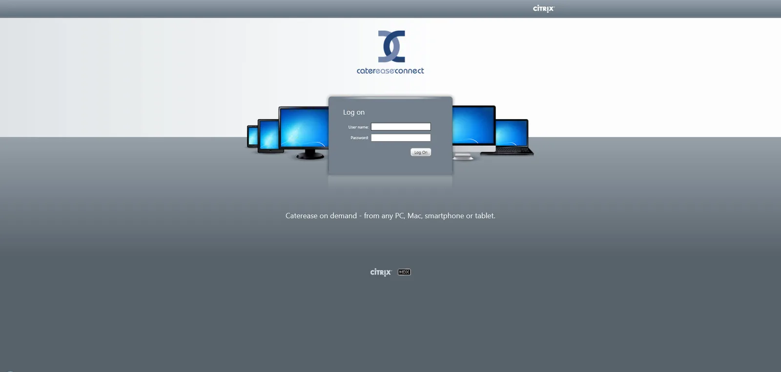 Caterease: NetScaler: Citrix NetScaler login page