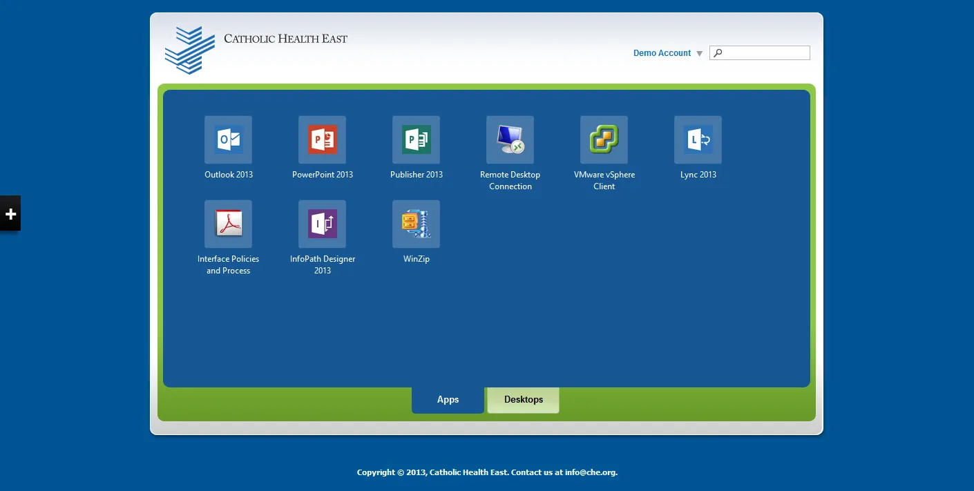 Catholic Health East: StoreFront: Citrix StoreFront screenshot 2