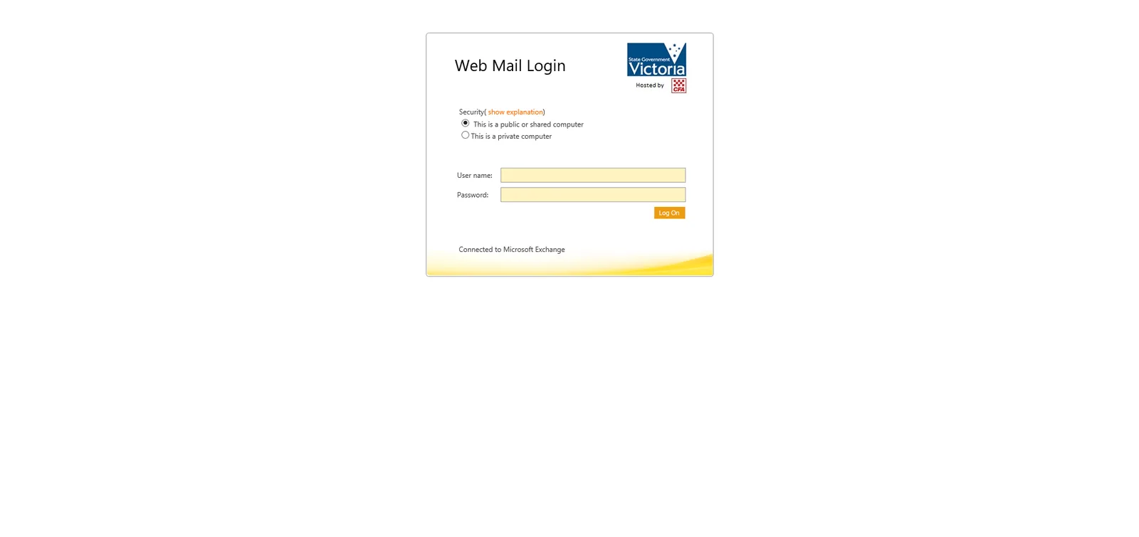 CFA: NetScaler: Citrix NetScaler login page