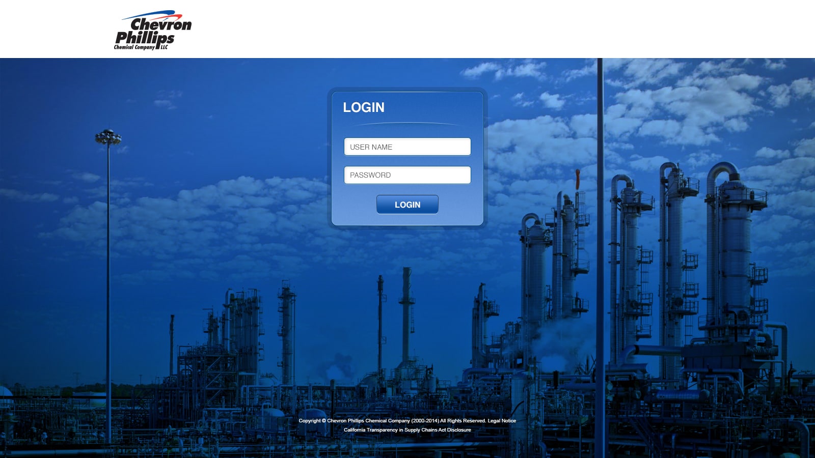 Chevron Phillips: NetScaler: Citrix NetScaler login page