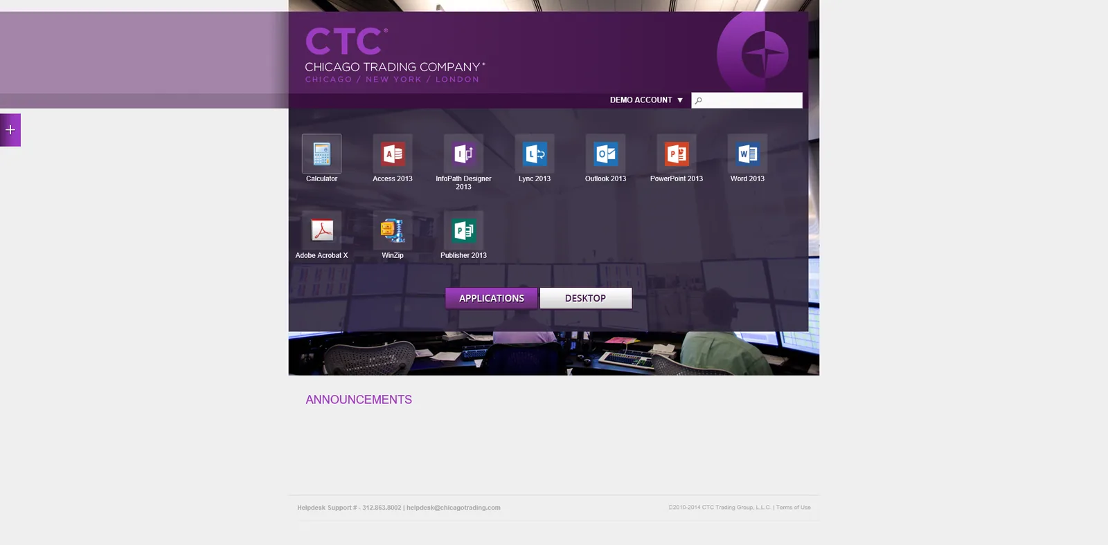 Chicago Trading Company: StoreFront: Citrix StoreFront screenshot 2