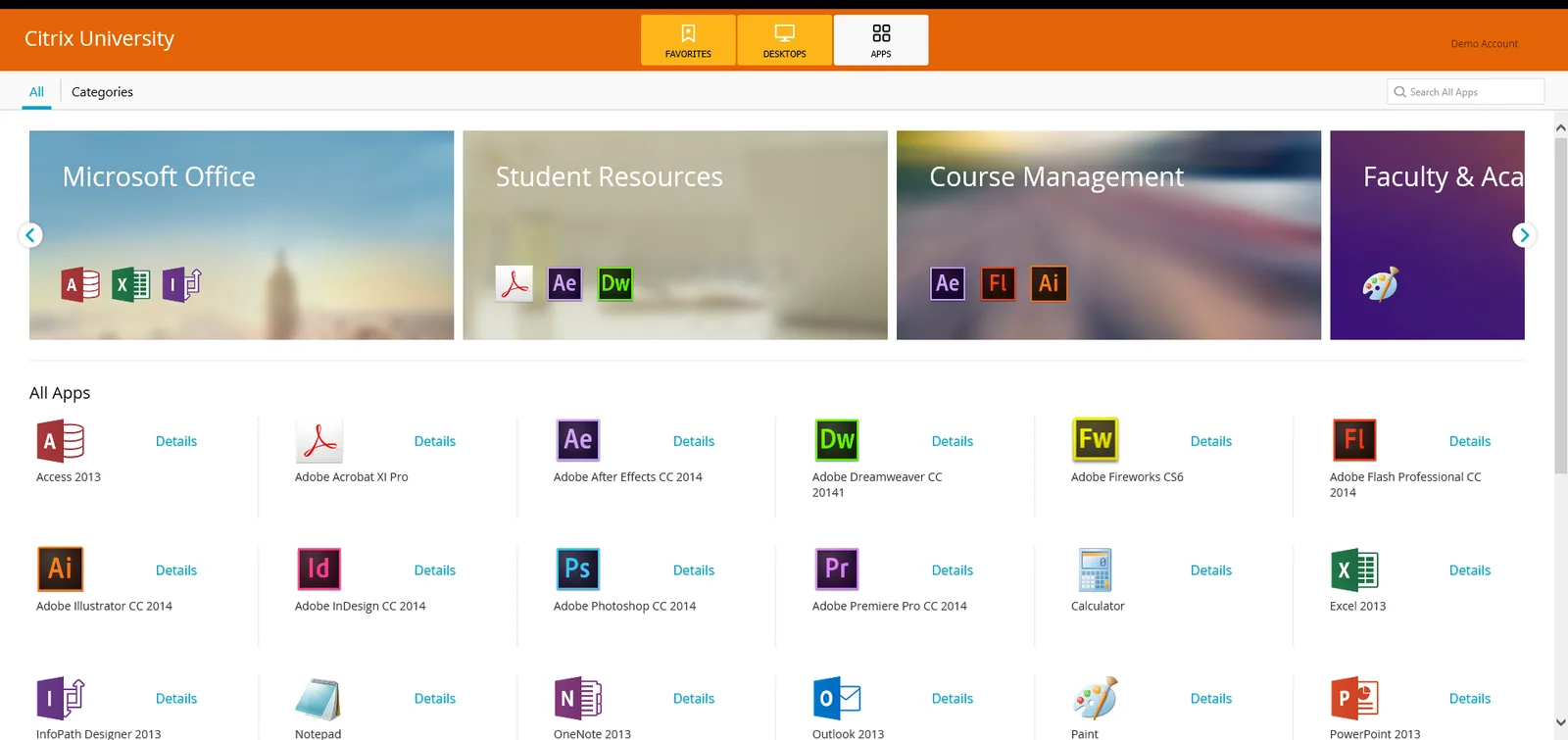 Citrix University: StoreFront: Citrix StoreFront screenshot 2