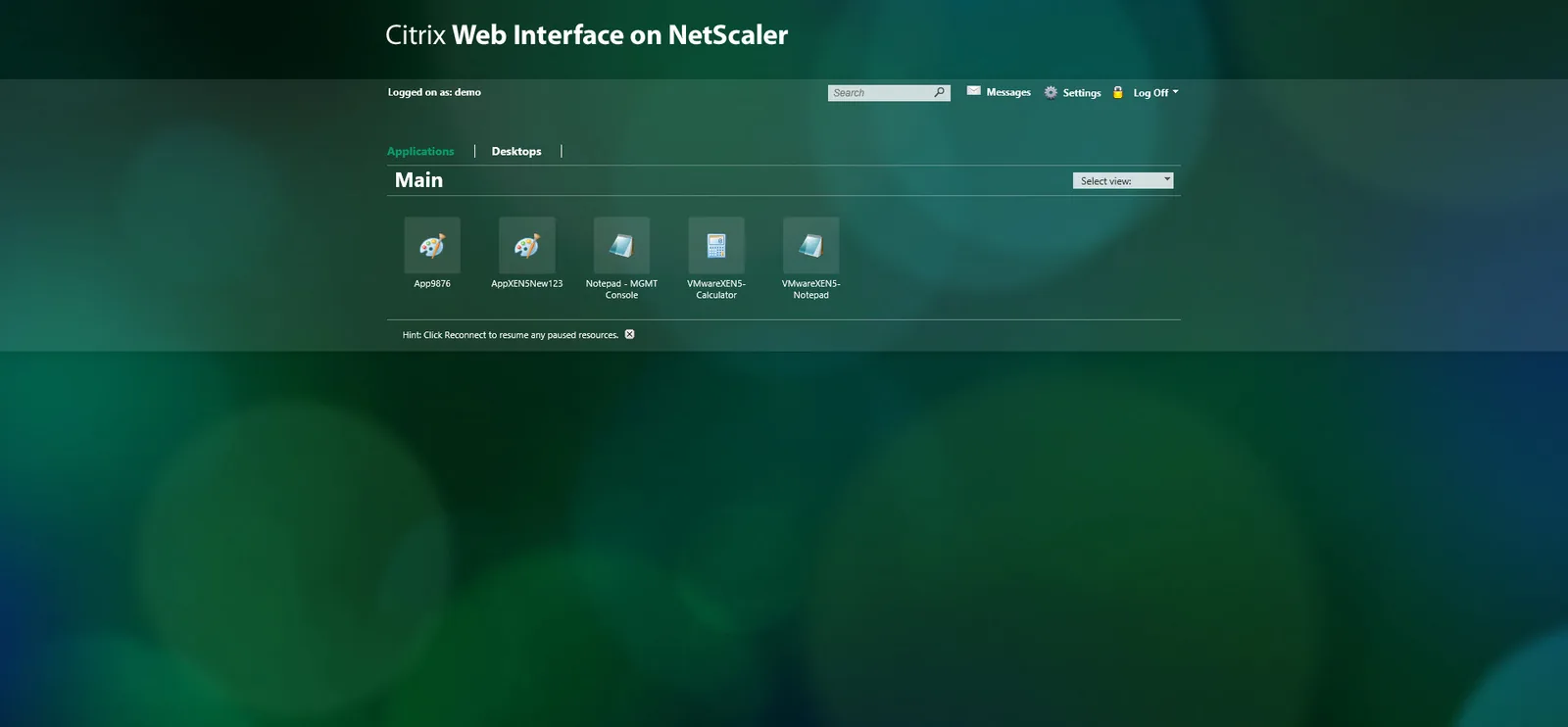 Citrix: Web Interface: Citrix Web Interface screenshot 4