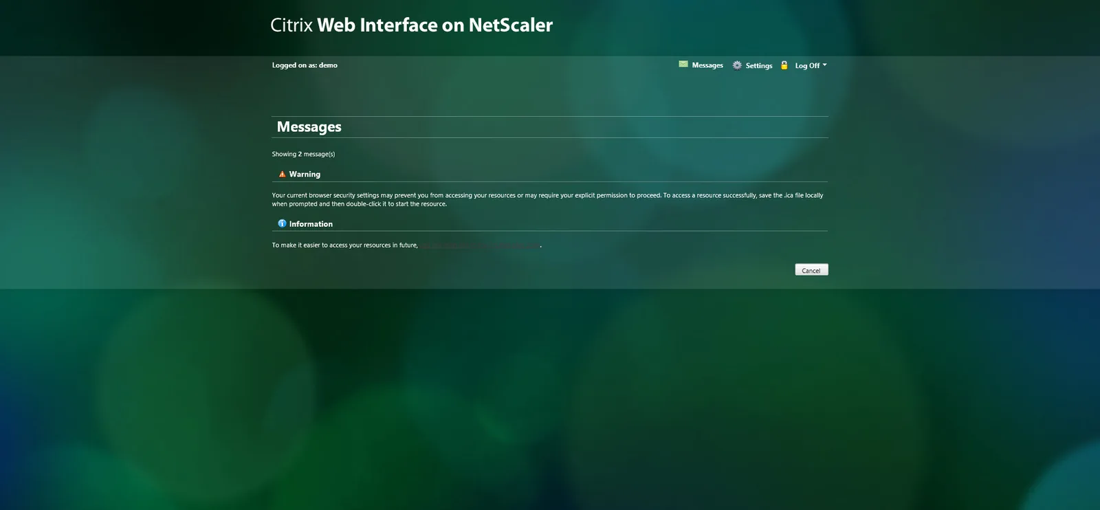 Citrix: Web Interface: Citrix Web Interface screenshot 6