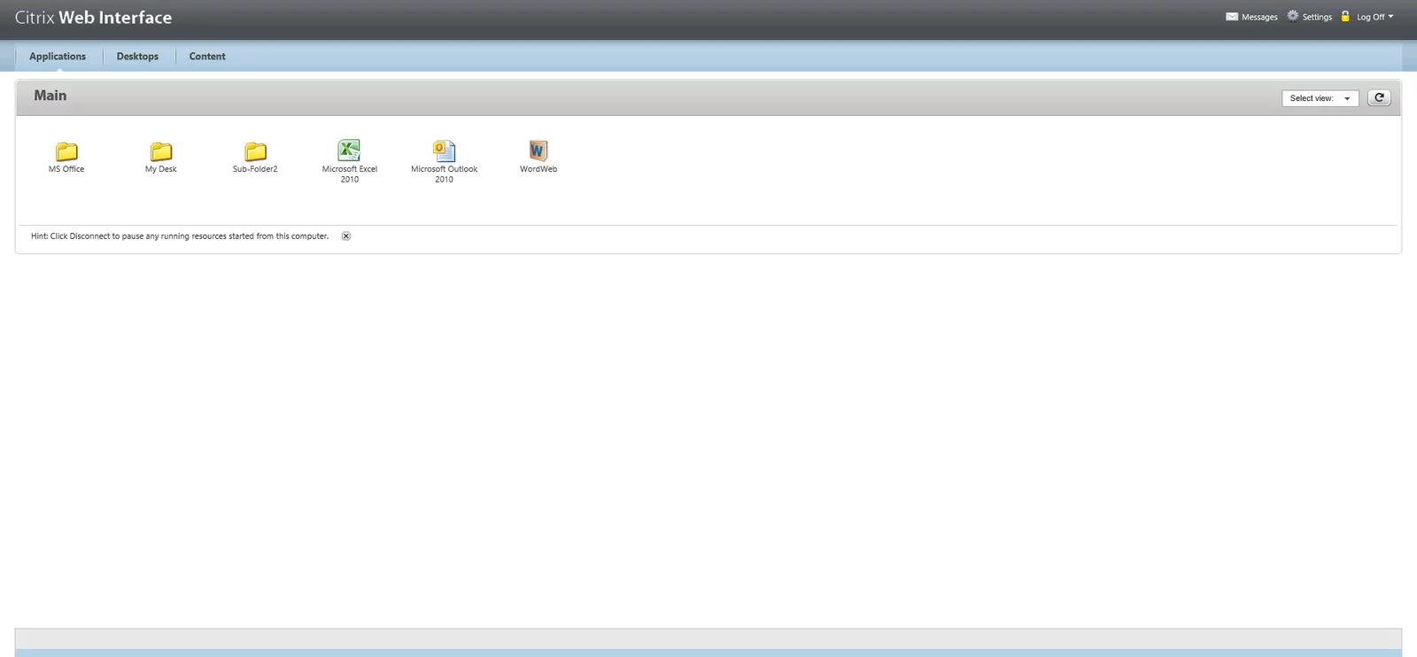 Citrix: Web Interface: Citrix Web Interface screenshot 8