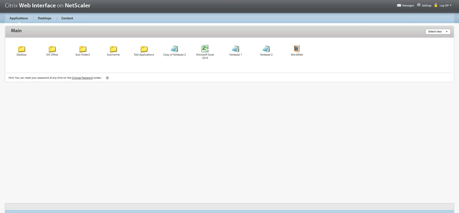 Citrix: Web Interface: Citrix Web Interface screenshot 11