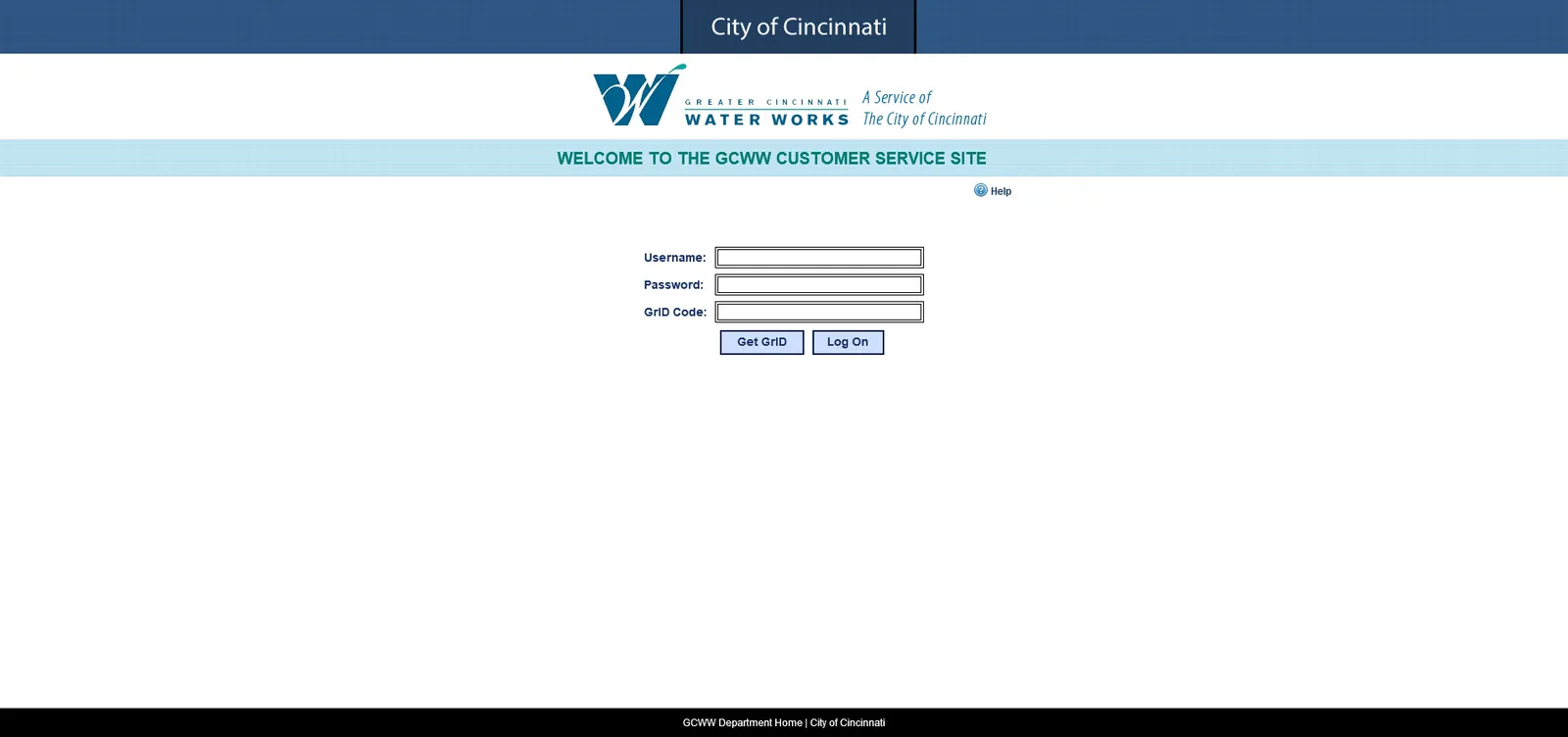 City of Cincinnati: NetScaler: Citrix NetScaler login page