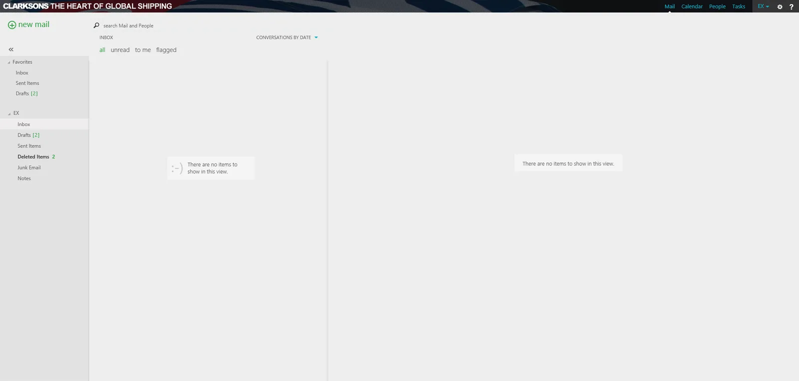 Clarksons: OWA: Microsoft OWA screenshot 5