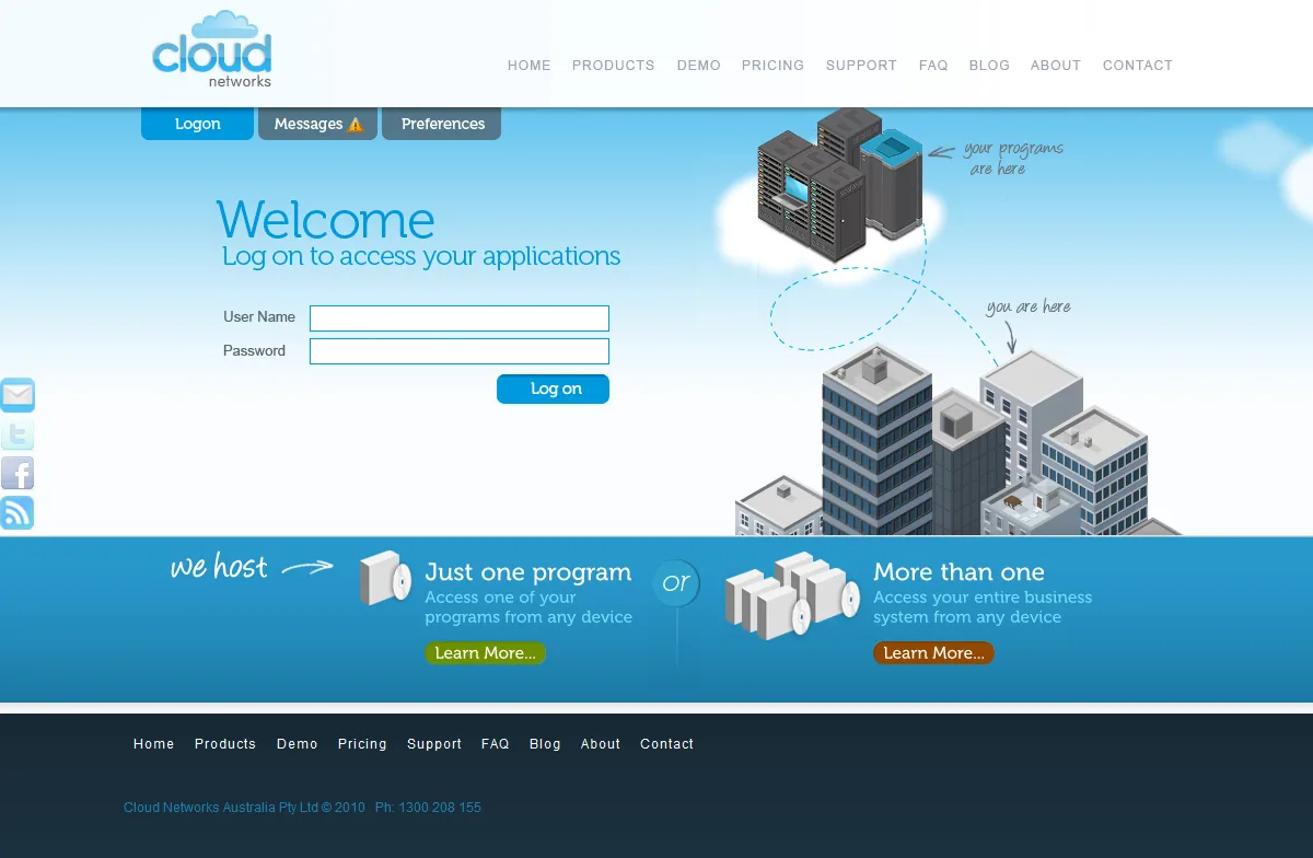 Cloud Networks: Web Interface: Citrix Web Interface screenshot 2