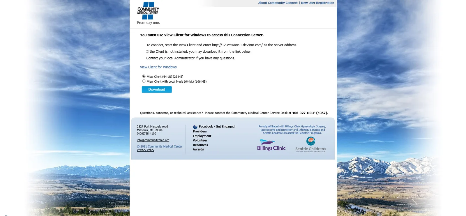 Community Medical Center: VMware: VMware screenshot 2