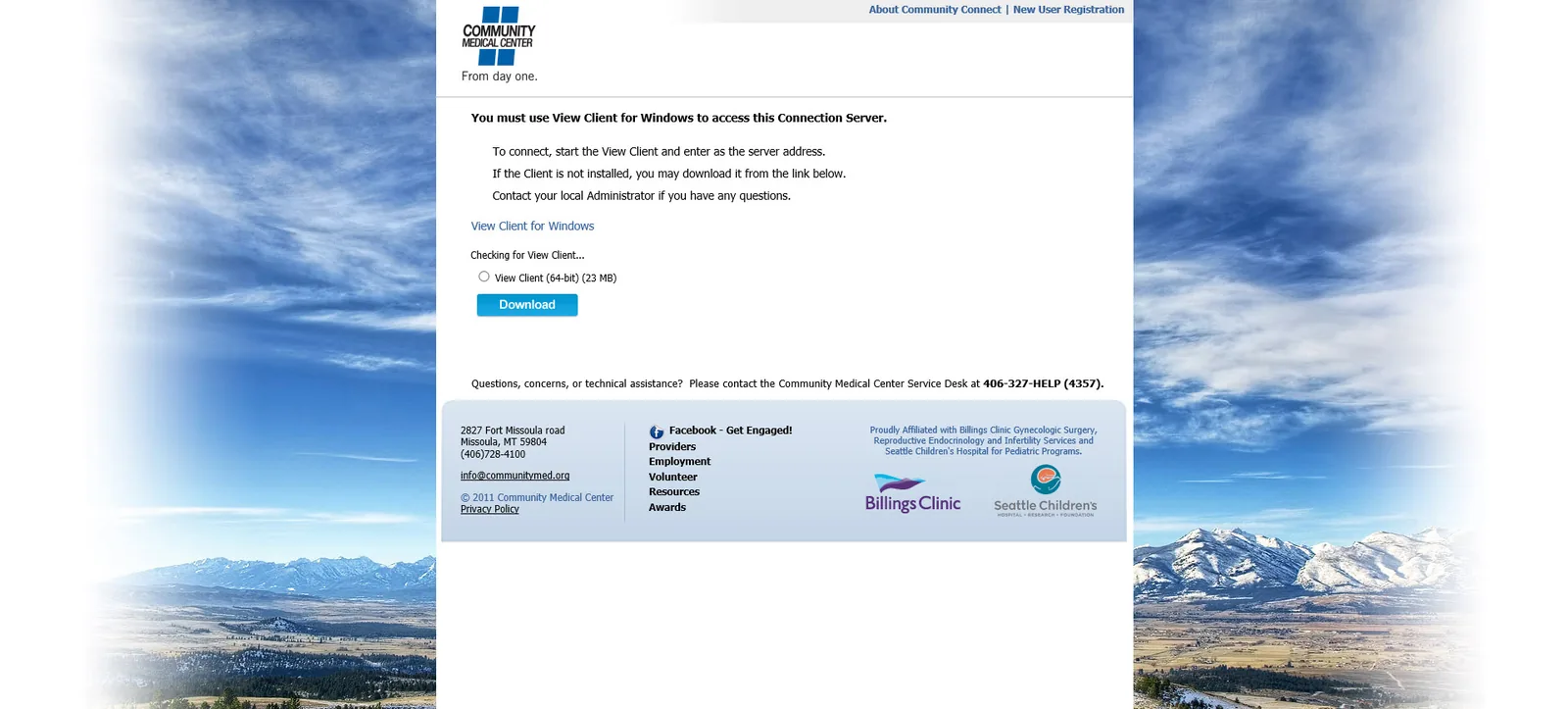 Community Medical Center: VMware: VMware screenshot