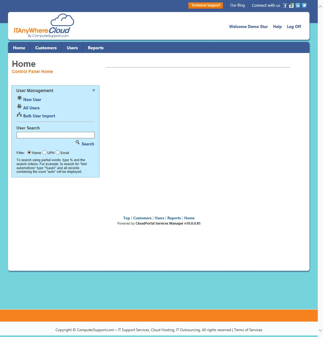 ComputerSupport.com: Cloud Portal: Citrix Cloud Portal screenshot 2