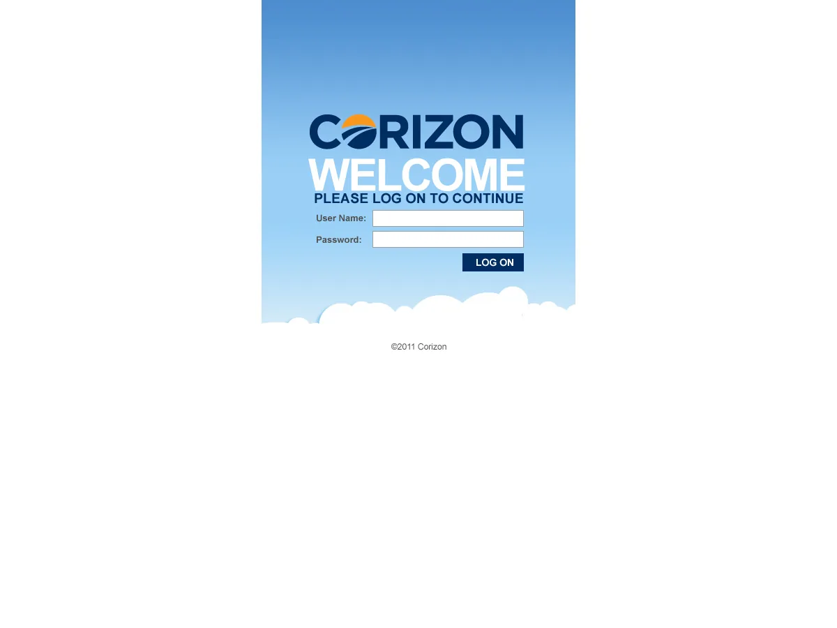 Corizon Inc: NetScaler: Citrix NetScaler login page
