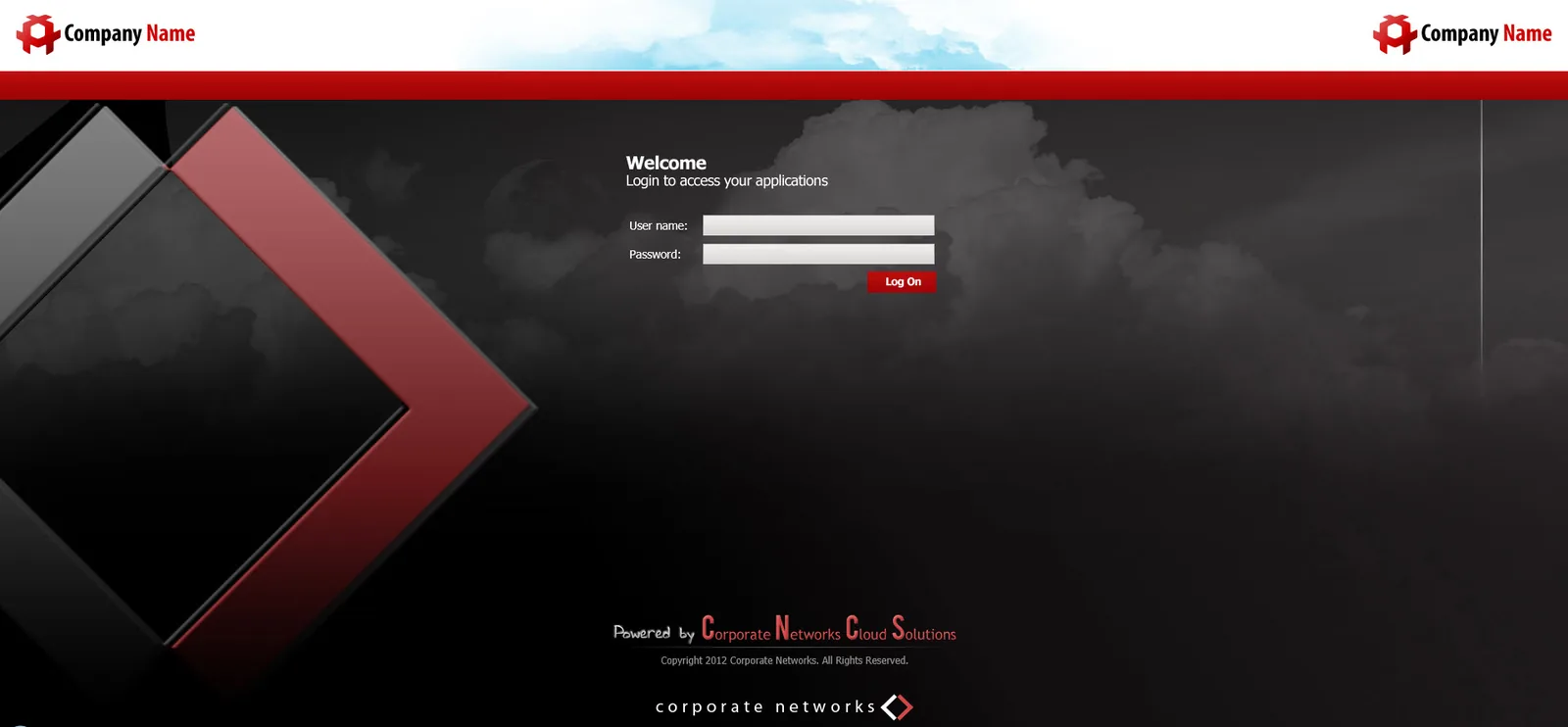 Corporate Networks: NetScaler: Citrix NetScaler login page