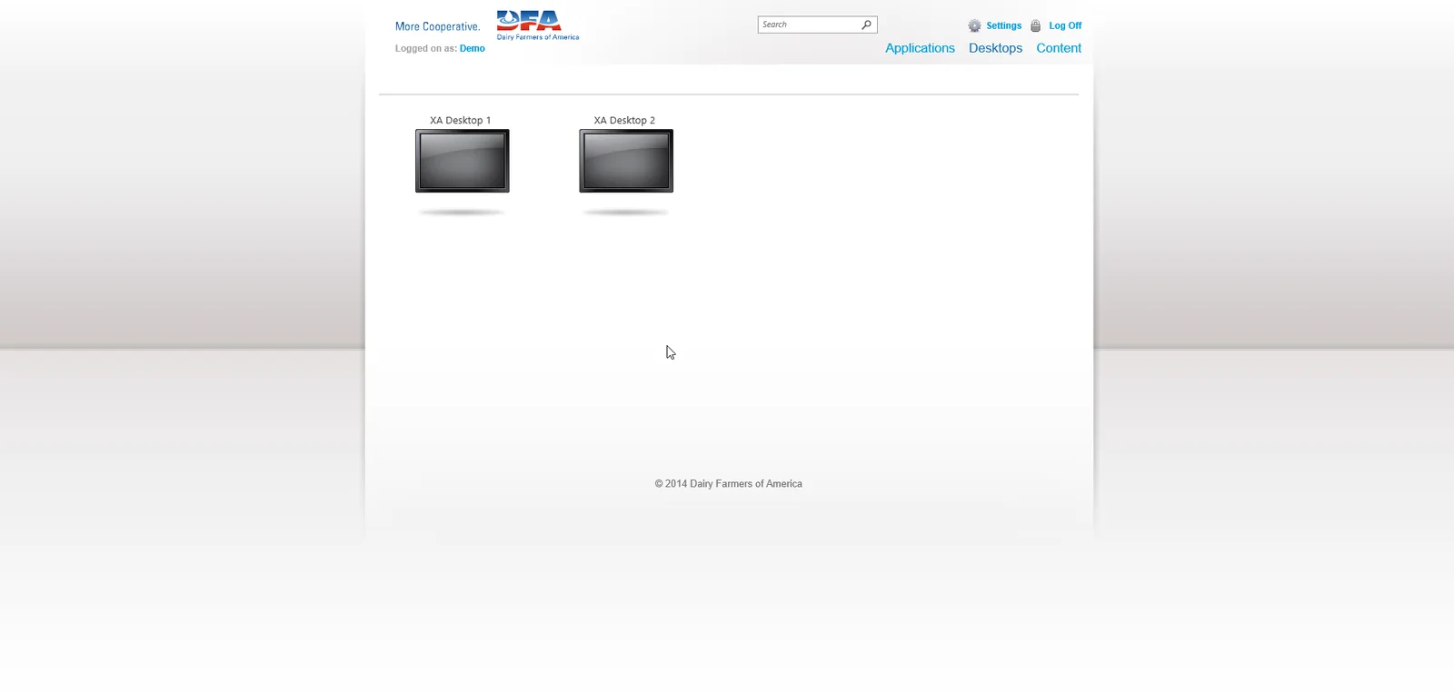 Dairy Farmers of America: Web Interface: Citrix Web Interface screenshot 3