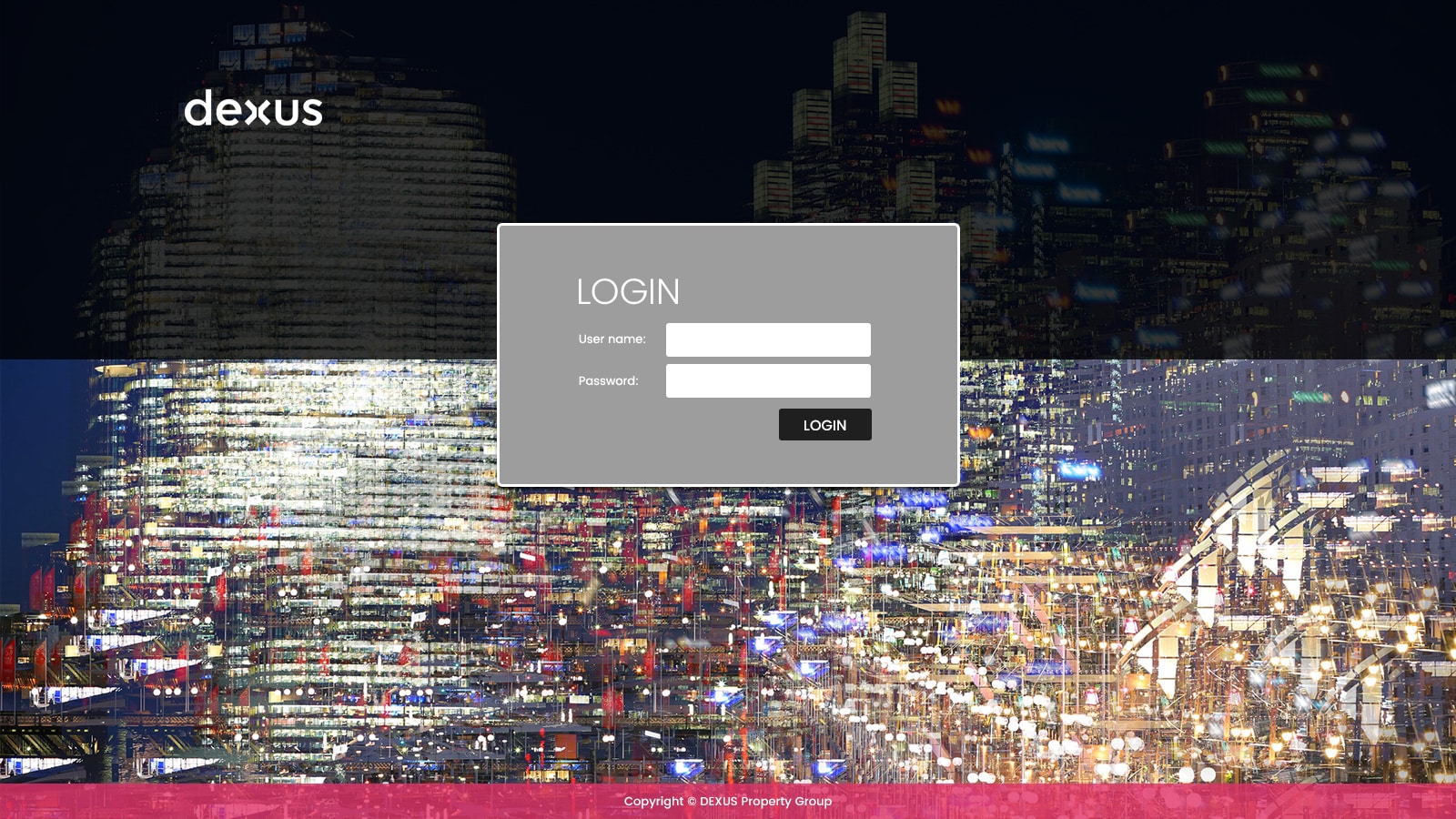 Dexus: Citrix NetScaler login page