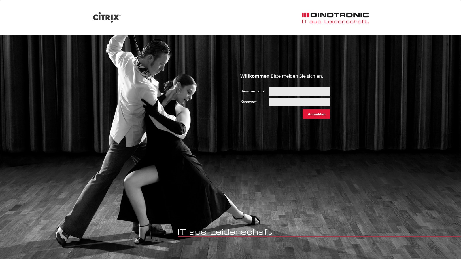 Dinotronic: Citrix StoreFront login page