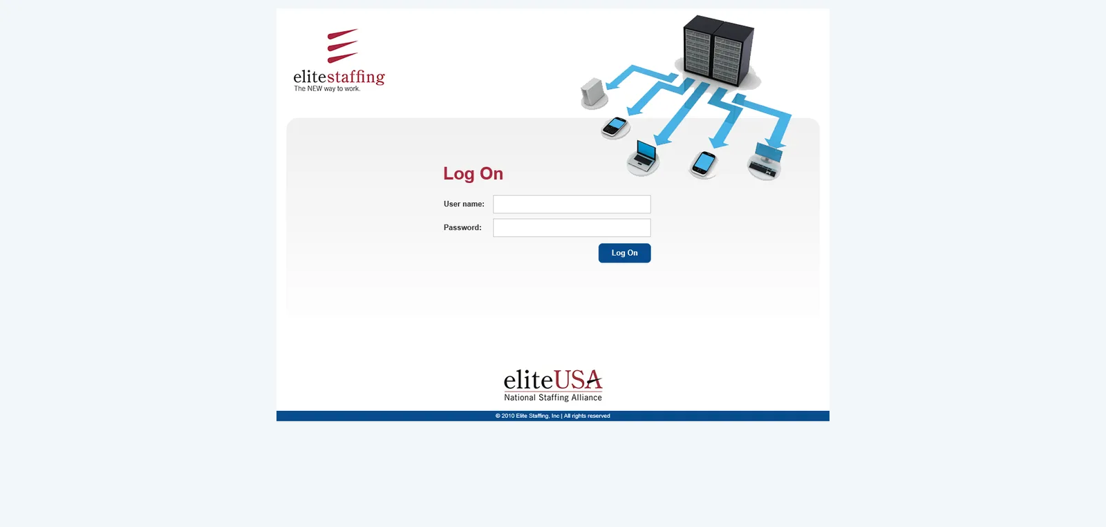 Elite Staffing: NetScaler: Citrix NetScaler login page