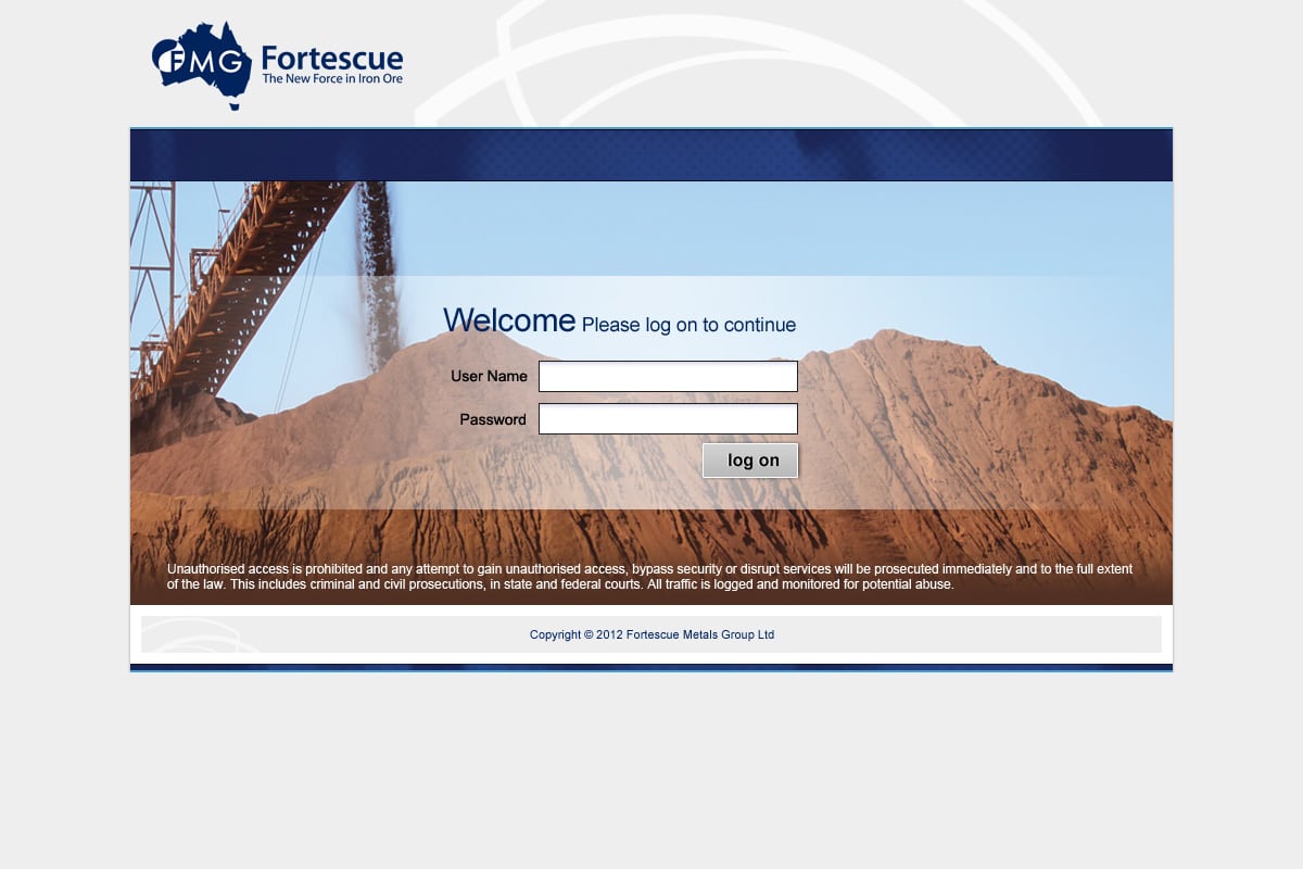 Fortescue Metals Group Limited: Citrix NetScaler screenshot 3