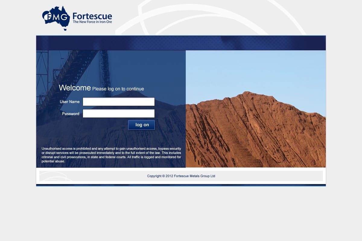 Fortescue Metals Group Limited: Citrix NetScaler screenshot 2