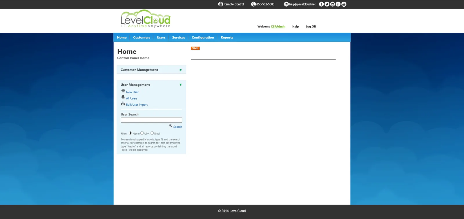 Level Cloud: Cloud Portal: Citrix Cloud Portal screenshot 2