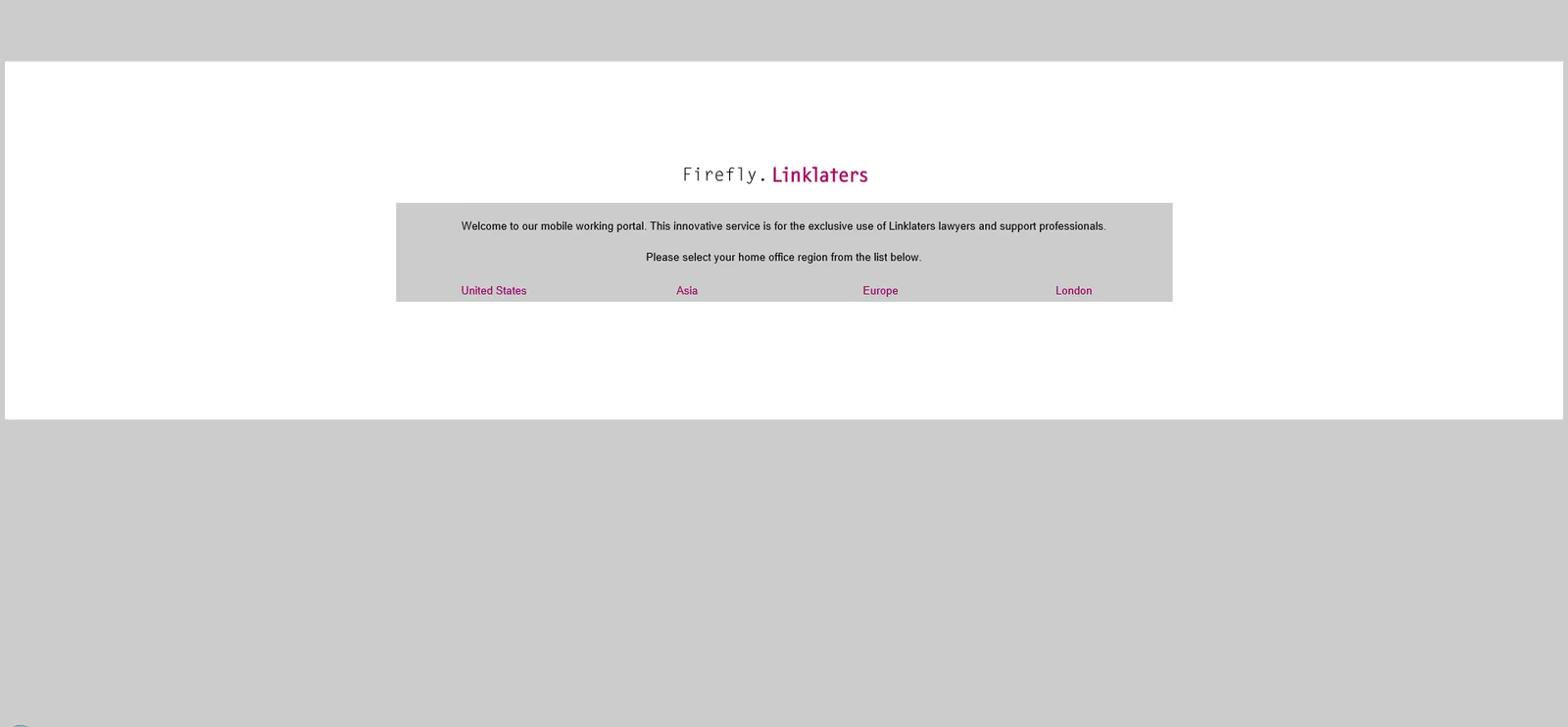 Linklaters: Web Interface: Citrix Web Interface screenshot 3