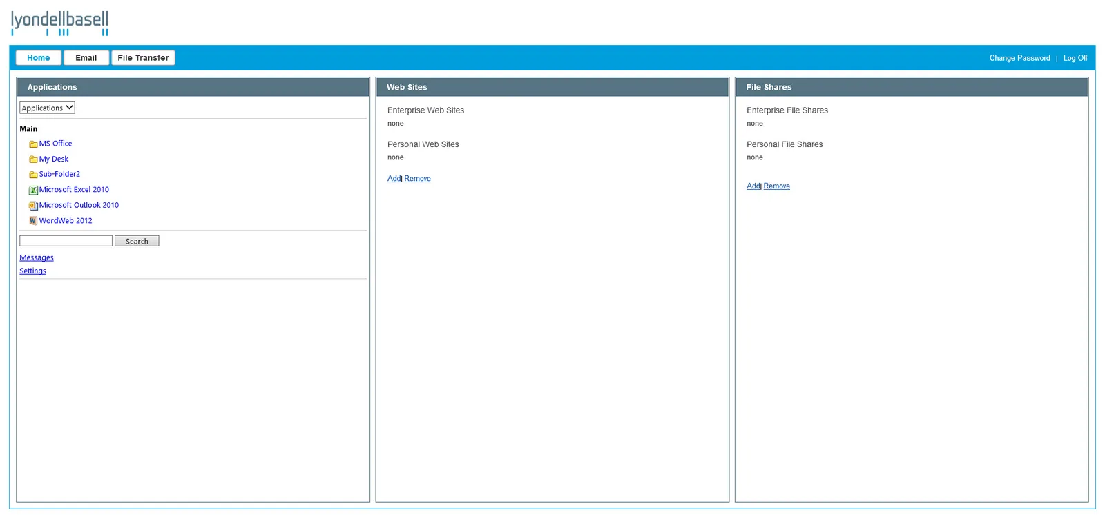 LyondellBasell: NetScaler: Citrix NetScaler screenshot 2