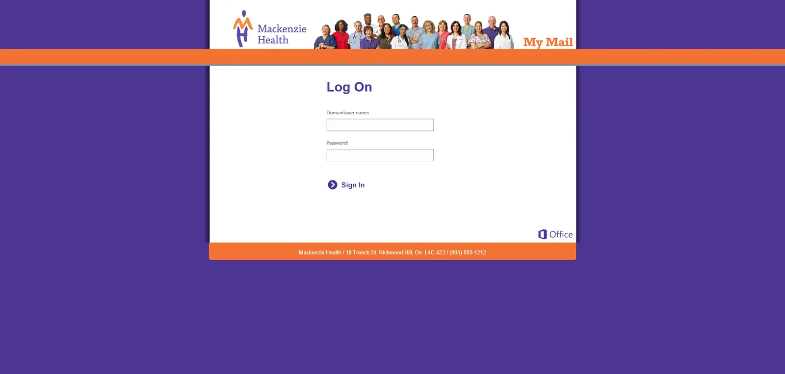 Mackenzie Health: OWA: Microsoft OWA screenshot 4