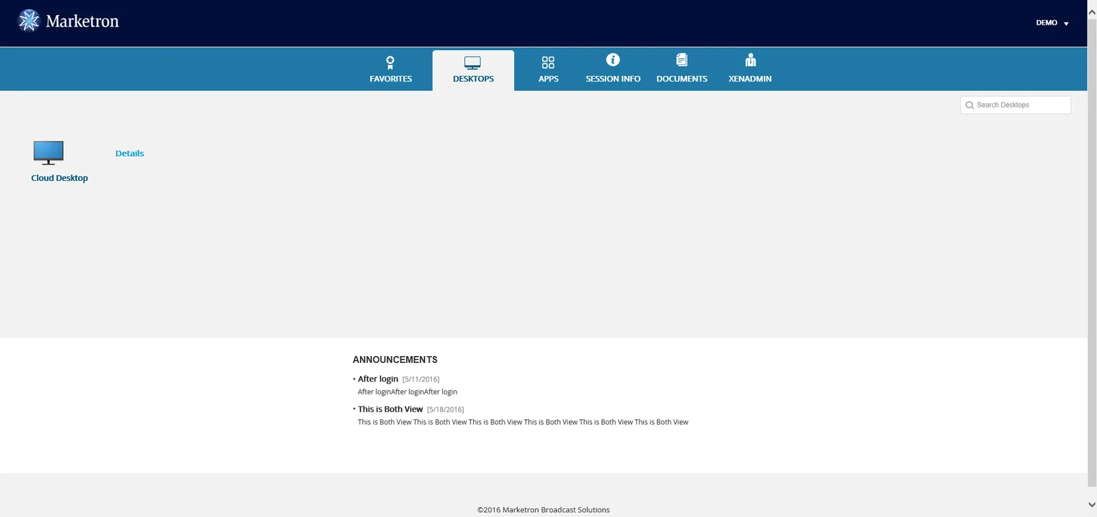 Marketron: StoreFront: Citrix StoreFront screenshot 3