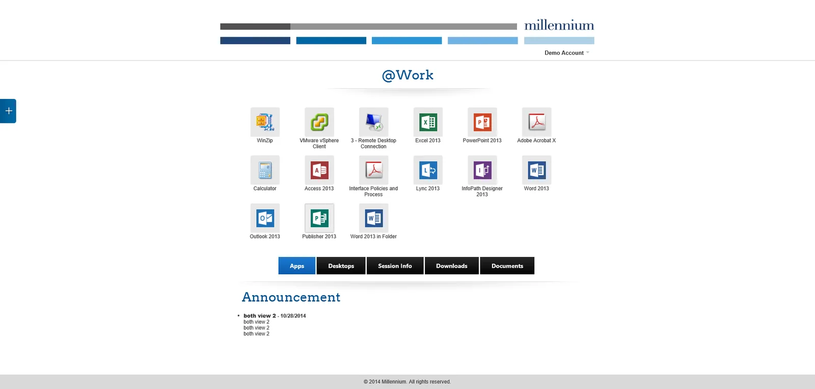 Millennium: StoreFront: Citrix StoreFront screenshot 2