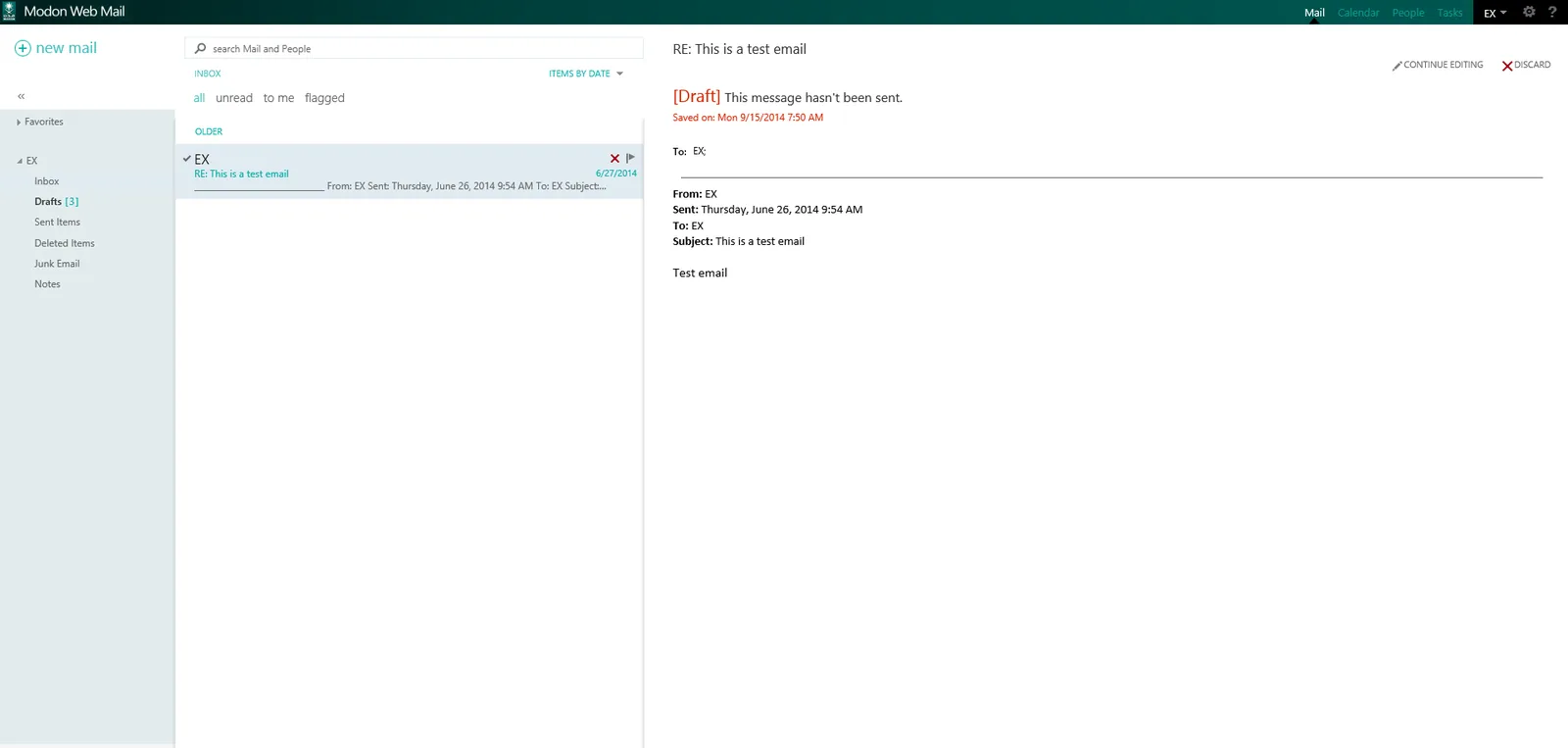 MODON: OWA: Microsoft OWA screenshot 5