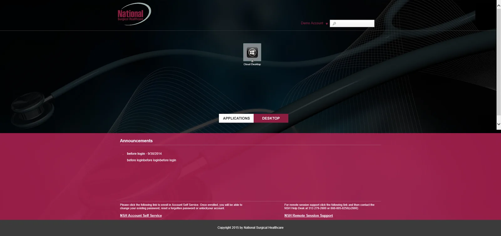 National Surgical Healthcare: StoreFront: Citrix StoreFront screenshot 3