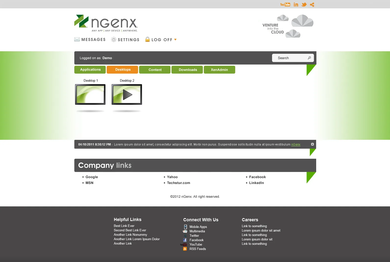 nGenx: Web Interface: Citrix Web Interface screenshot 6