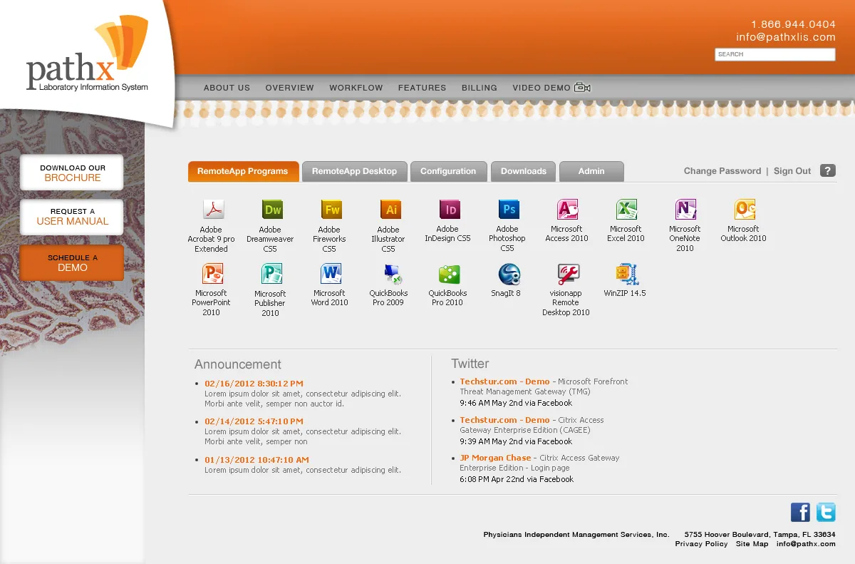 PathX: RD Web: Microsoft RD Web screenshot 2