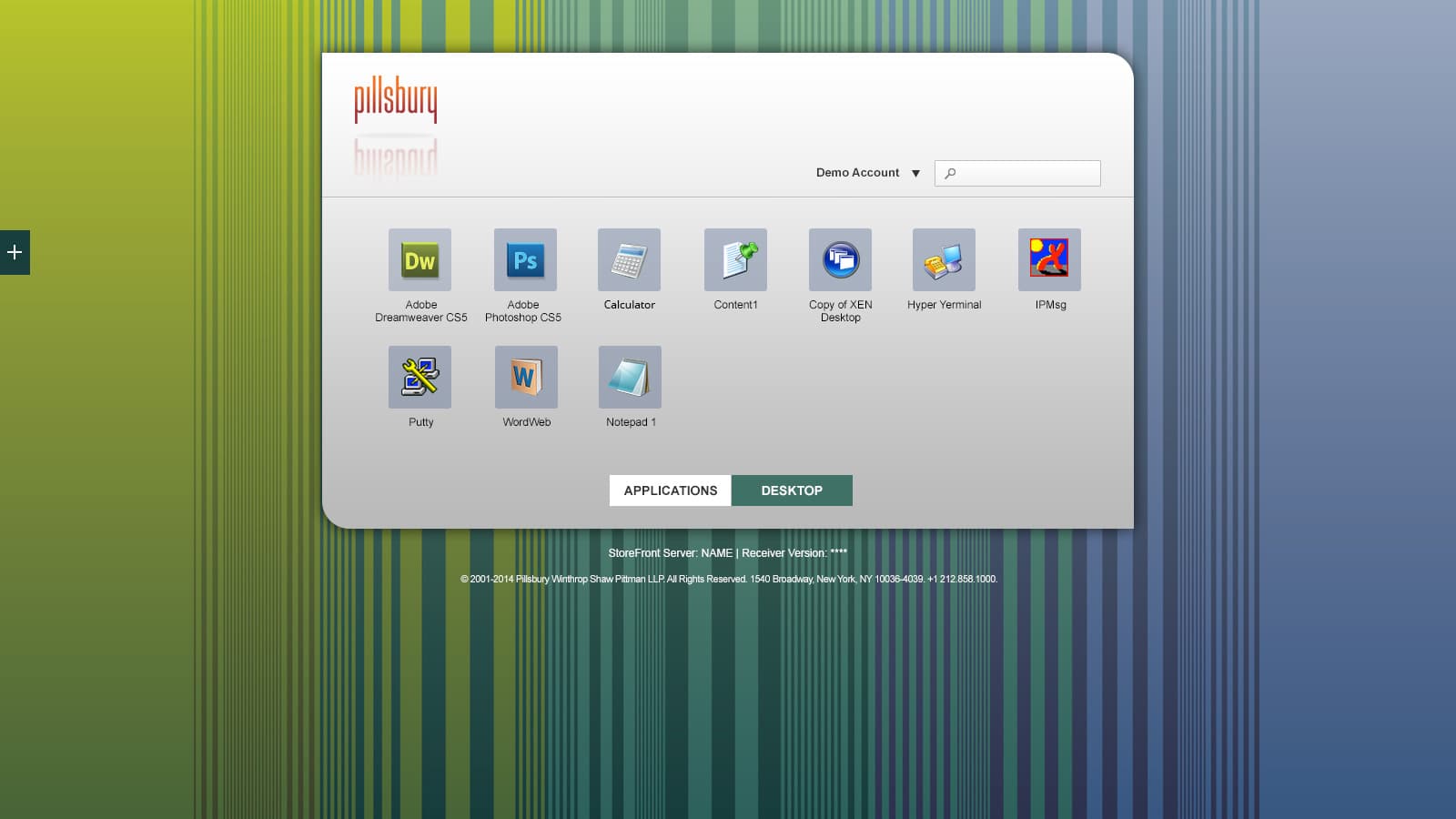 Pillsbury: Citrix StoreFront screenshot 2