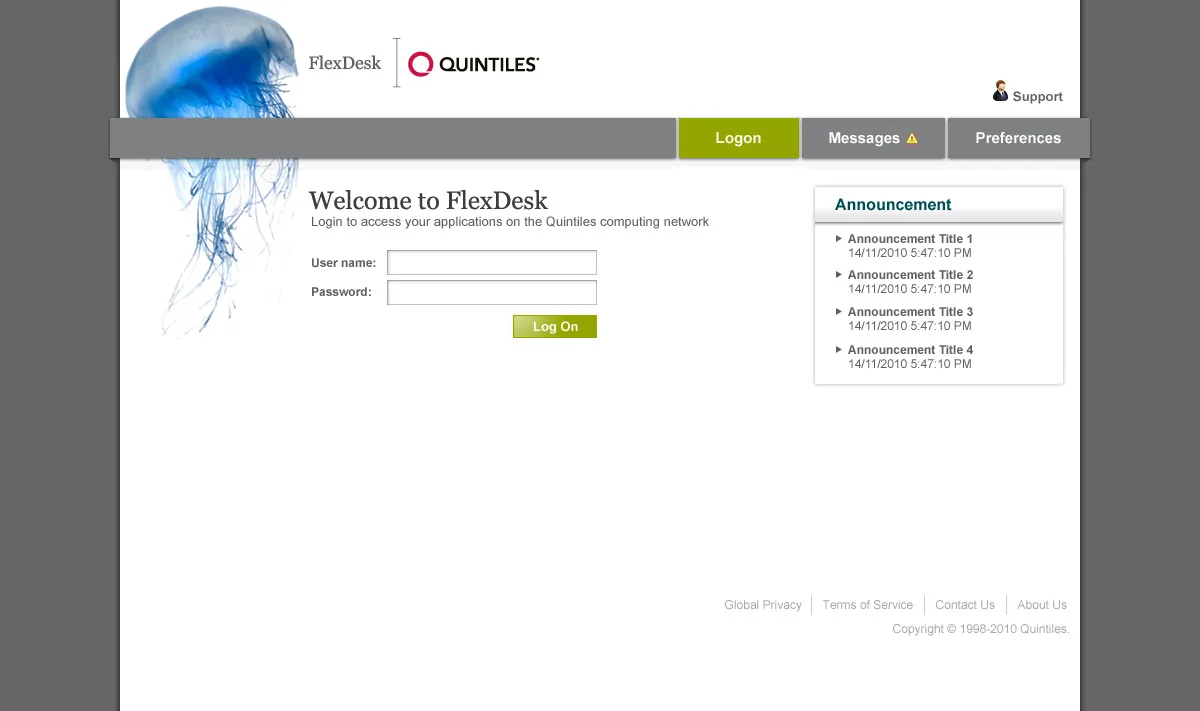 Quintiles: Web Interface: Citrix Web Interface screenshot 5