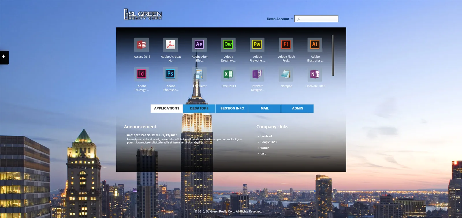 SL Green: StoreFront: Citrix StoreFront screenshot 2